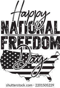 Freedom T Shirt Design For Print