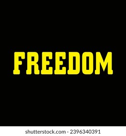 Freedom t shirt design. Vector t shirt.