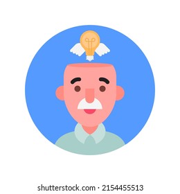 Freedom Of Thought icon in vector. Logotype