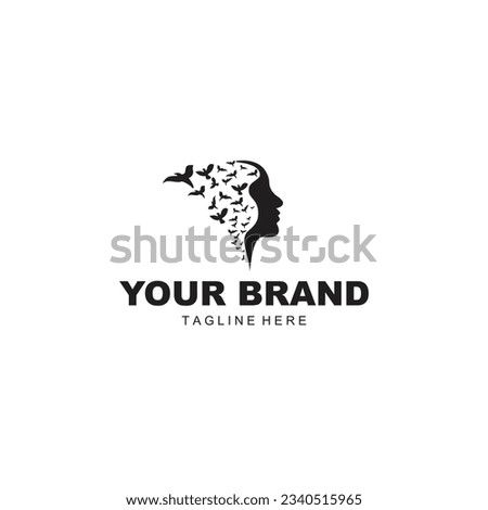 freedom of thought illustration suitable for your company logo