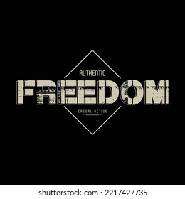 Freedom t-shirt and apparel design