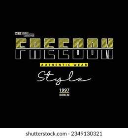 Freedom t-shirt and apparel design