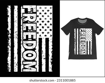 Freedom USA Vector T-shirt, Freedom t-shirt, Mandate freedom, American Flag Shirt, Fourth of July shirt, patriotic shirt, Conservative tshirt, Merica tshirt