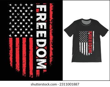 Freedom USA Vector T-shirt, Freedom t-shirt, Mandate freedom, American Flag Shirt, Fourth of July shirt, patriotic shirt, Conservative tshirt, Merica tshirt