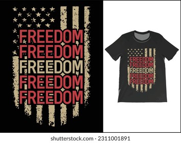 Freedom USA Vector T-shirt, Freedom t-shirt, Mandate freedom, American Flag Shirt, Fourth of July shirt, patriotic shirt, Conservative tshirt, Merica tshirt