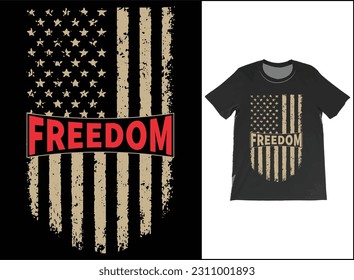 Freedom USA Vector T-shirt, Freedom t-shirt, Mandate freedom, American Flag Shirt, Fourth of July shirt, patriotic shirt, Conservative tshirt, Merica tshirt