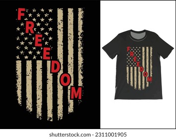 Freedom USA Vector T-shirt, Freedom t-shirt, Mandate freedom, American Flag Shirt, Fourth of July shirt, patriotic shirt, Conservative tshirt, Merica tshirt