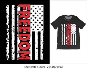 Freedom USA Vector T-shirt, Freedom t-shirt, Mandate freedom, American Flag Shirt, Fourth of July shirt, patriotic shirt, Conservative tshirt, Merica tshirt