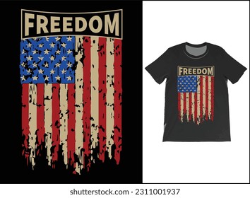 Freedom USA Vector T-shirt, Freedom t-shirt, Mandate freedom, American Flag Shirt, Fourth of July shirt, patriotic shirt, Conservative tshirt, Merica tshirt