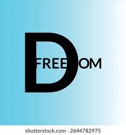 Diseño de Plantilla de Arte vectorial de la libertad para el fondo 