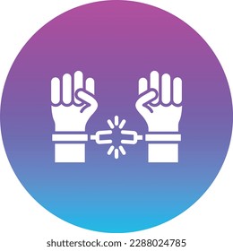 Freedom vector icon. Can be used for printing, mobile and web applications.