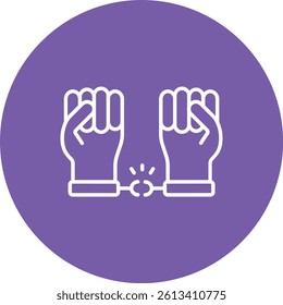 Freedom vector icon. Can be used for printing, mobile and web applications.