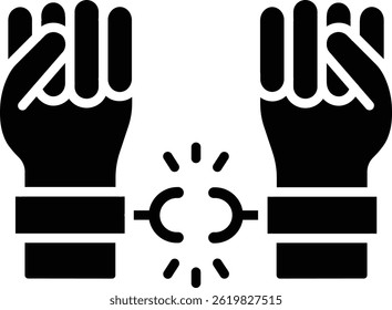 Freedom vector icon. Can be used for printing, mobile and web applications.