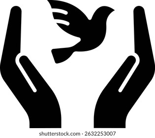 Freedom vector icon. Can be used for printing, mobile and web applications.
