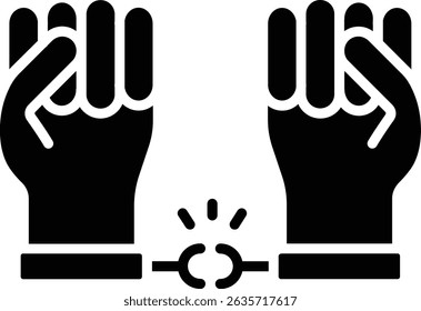 Icono del Vector de la libertad. Se puede utilizar para aplicaciones de impresión, móviles y de Web.