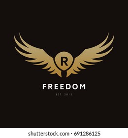 Freedom Wing Logo Template