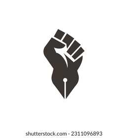 Freedom write logo simple design