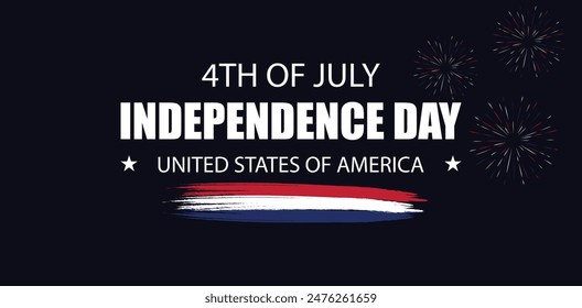 Freedoms Symbol Celebrating Independence Day with the USA Flag
