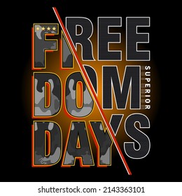 freedom,slogan typography graphic design for print t shirt,vector illustration art