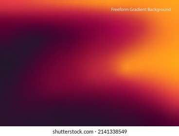 Freeform Gradient blur Background free form shape abstract background abstract background  free form shape multid color 
