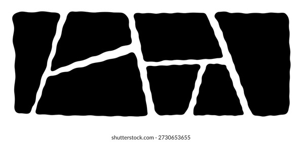 Formas rectangulares de Forma libre con contornos ondulados naturales. Funciona bien para el encuadre de contenido y los aspectos destacados.