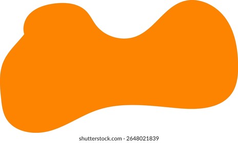 Freehand abstract design shape set

