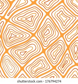 Freehand abstract seamless pattern, vector. Doodle endless illustration for background