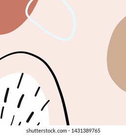 Freehand abstract textures Creative modern pattern. Contemporary colorful design for card, banner, print, placard, poster. Decorative brush doodle elements. 