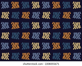 Freehand checker Pattern Navajo Fabric Seamless Pattern Design Ethnic Aztec fabric carpet mandala ornament native boho chevron textile.