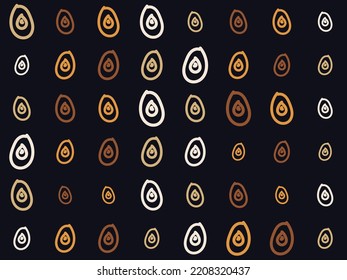Freehand circle Drawing Native American fabric Seamless Pattern Design Uzbek ikat-traditional silk product in Uzbekistan and Central Asia,