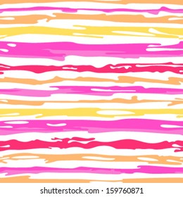 Freehand Curvy Stripes Seamless Background Pattern