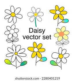 vector de conjunto de elementos de marea de primavera tierno 