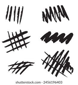 Freehand gestrichelte Linien, abstrakte Markierungen und Kreidelinien, Kreidelinienм