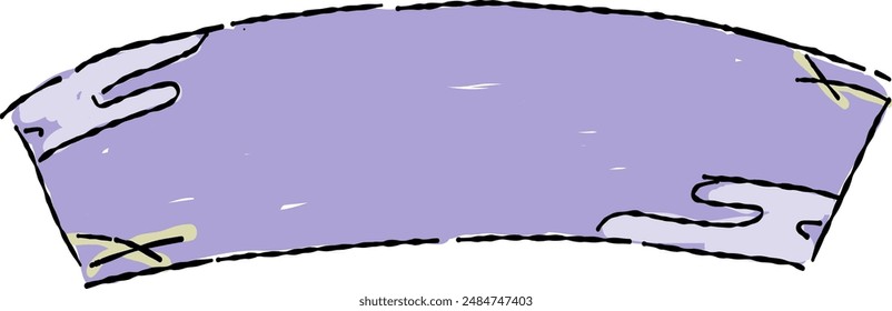 Freehand drawing illustration of the sum pattern frame.