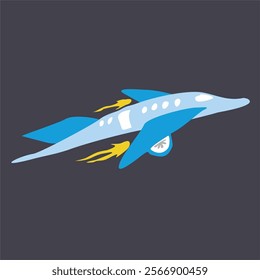 Freehand drawing of imagination plane