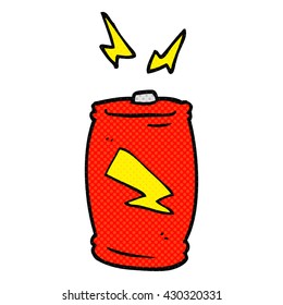 batería de dibujos animados a mano libre