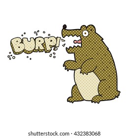 freehand drawn cartoon bear