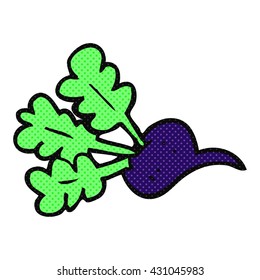 freehand drawn cartoon beet