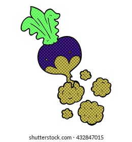 freehand drawn cartoon beet