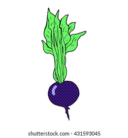 remolacha de dibujos animados a mano libre