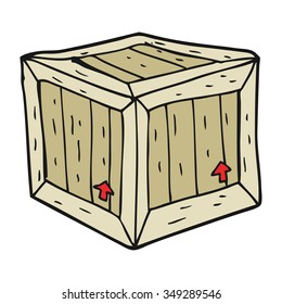freehand drawn cartoon box