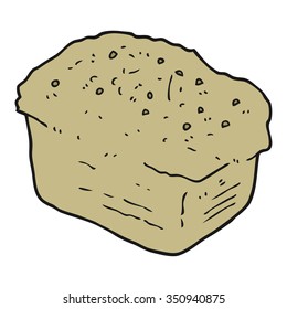 freehand drawn cartoon bread