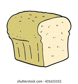 freehand drawn cartoon bread