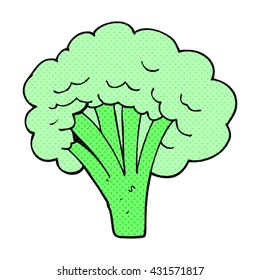 caricatura dibujada a mano alzada broccoli