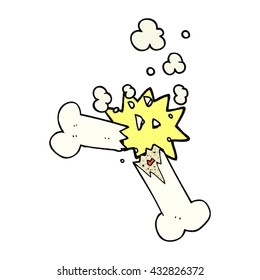 Karikatur-Knochen