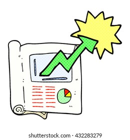 freehand drawn cartoon business document