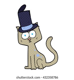 freehand drawn cartoon cat 