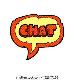 freehand drawn cartoon chat symbol