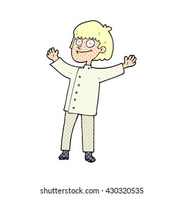 chef de dibujos animados a mano alzada