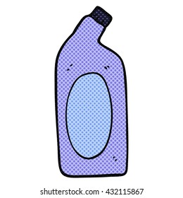 freehand drawn cartoon cleaning product
